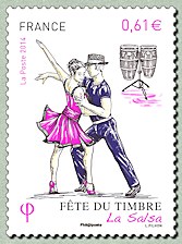 Timbre Salsa Fête du timbre 2014