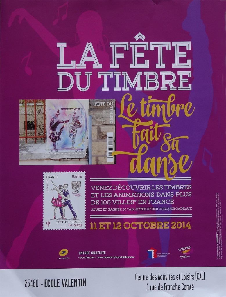 Affiche Fête du timbre 2014